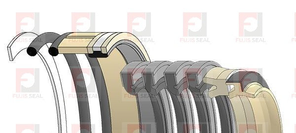 Komatsu Excavator, KOM-707-98-36630, Hydraulic Seal Kit, Rod 65.000 x Bore 110.000, Models PC75UU-3
