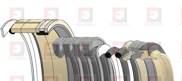 Komatsu Excavator, KOM-707-98-37110, Hydraulic Seal Kit, Rod 70.000 x Bore 100.000, Models PC150-3, PC150-5, PC150LC-3