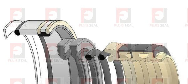 Komatsu Excavator, KOM-707-98-37510, Hydraulic Seal Kit, Rod 70.000 x Bore 110.000, Models PC150-1