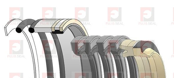 Komatsu Excavator, KOM-707-98-43510, Hydraulic Seal Kit, Rod 70.000 x Bore 130.000, Models PC75UU-1, PC75UU-2, PC75UU-3, PC78US-5