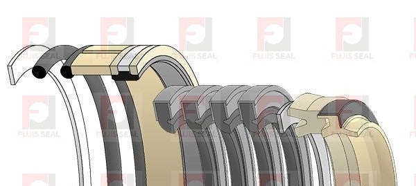 Komatsu Excavator, KOM-707-98-43530, Hydraulic Seal Kit, Rod 70.000 x Bore 130.000, Models PC60-6, PC128UU-2