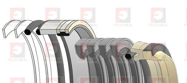 Komatsu Excavator, KOM-707-98-45200, Hydraulic Seal Kit, Rod 80.000 x Bore 120.000, Models PC150-3, PC150LC-3