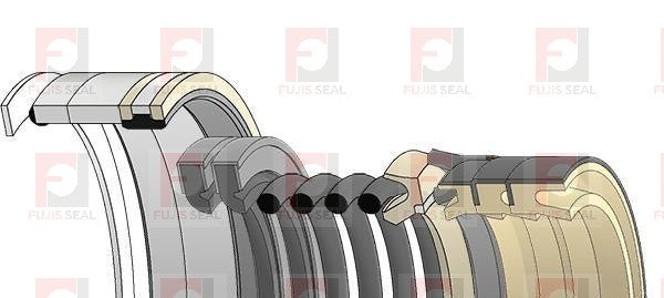 Komatsu Excavator, KOM-707-98-45240, Hydraulic Seal Kit, Rod 80.000 x Bore 115.000, Models PC200-6S, PC200LC-6S, PC200LC-6