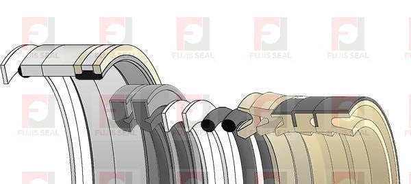 Komatsu Excavator, KOM-707-98-45250, Hydraulic Seal Kit, Rod 80.000 x Bore 115.000, Models PC200-6S, PC200LC-6S, PC200LC-6, PC228USLC-2