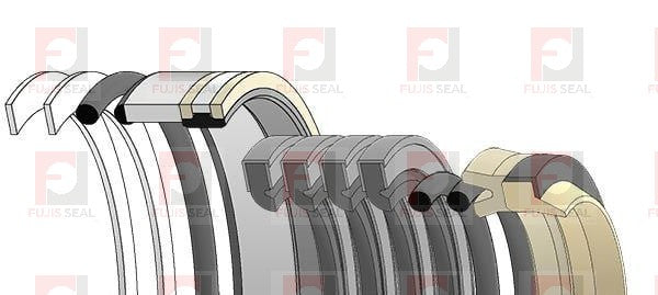Komatsu Excavator,KOM-707-98-48600, Hydraulic Seal Kit, Rod 95.000 x Bore 130.000, Models PC200-3, PC200LC-3, PC210-3, PC210LC-3, PC220-3, PC220LC-3, PC280LC-3, PW210-1
