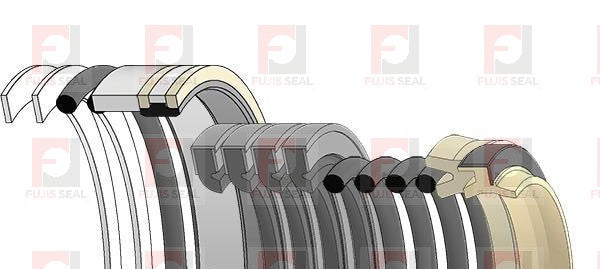 Komatsu Excavator, KOM-707-98-58210, Hydraulic Seal Kit, Rod 100.000 x Bore 140.000, Models PC300-3, PC300LC-3, PC360LC-3