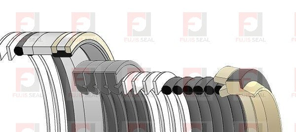 Komatsu Excavator, KOM-707-98-67110, Hydraulic Seal Kit, Rod 110.000 x Bore 160.000, Models PC400-3, PC400LC-3