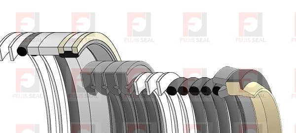 Komatsu Excavator, KOM-707-98-68500, Hydraulic Seal Kit, Rod 120.000 x Bore 180.000, Models PC400-3, PC400LC-3