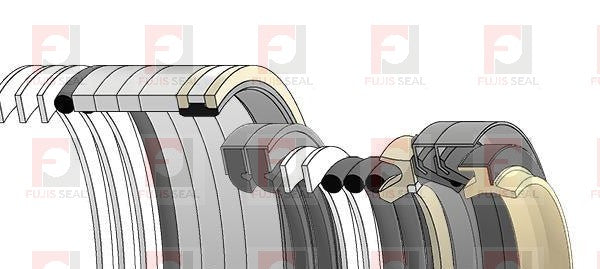 Komatsu Excavator, KOM-707-98-85310, Hydraulic Seal Kit, Rod 170.000 x Bore 250.000, Models PC1250-8, PC1250LC-8, PC1250SP-8
