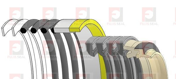 Komatsu Excavator, KOM-707-99-14410, Hydraulic Seal Kit, Rod 40.000 x Bore 70.000, Models PC15-1, PC15-2