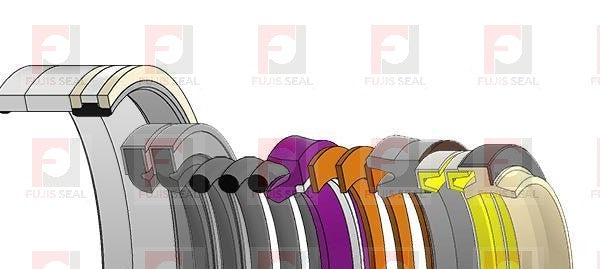 Komatsu Excavator, KOM-707-99-25790, Hydraulic Seal Kit, Rod 65.000 x Bore 95.000, Models PC138USLC-10