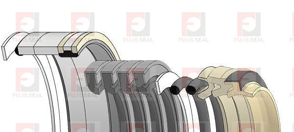 Komatsu Excavator, KOM-707-99-26620, Hydraulic Seal Kit, Rod 55.000 x Bore 90.000, Models PC60-6, PC60L-6, PC75UU-2, PC90-1
