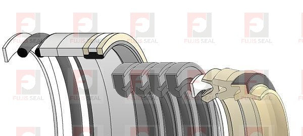 Komatsu Excavator, KOM-707-99-26640, Hydraulic Seal Kit, Rod 55.000 x Bore 90.000, Models PC60-7
