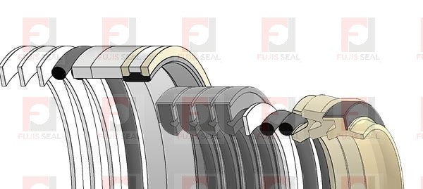 Komatsu Excavator, KOM-707-99-27600, Hydraulic Seal Kit, Rod 60.000 x Bore 90.000, Models PC60-6, PC60L-6