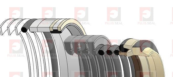 Komatsu Excavator, KOM-707-99-36620, Hydraulic Seal Kit, Rod 65.000 x Bore 105.000, Models PC90-1