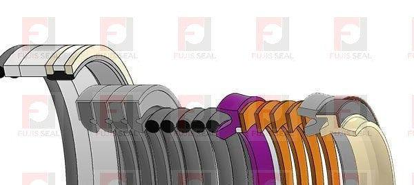 Komatsu Excavator, KOM-707-99-37740, Hydraulic Seal Kit, Rod 70.000 x Bore 105.000, Models PC138USLC-10, PC138USLC-11