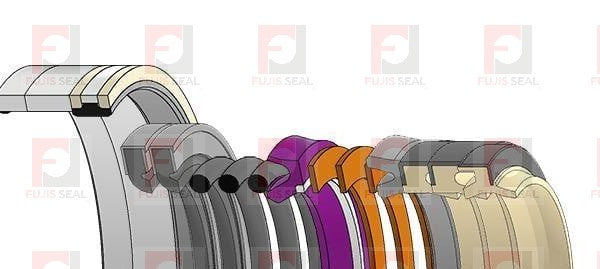 Komatsu Excavator, KOM-707-99-37770, Hydraulic Seal Kit, Rod 70.000 x Bore 105.000, Models PC170LC-10, PC170LC-11