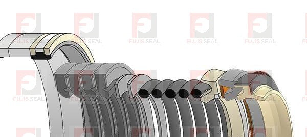 Komatsu Excavator, KOM-707-99-39790, Hydraulic Seal Kit, Rod 75.000 x Bore 110.000, Models PC138USLC-10