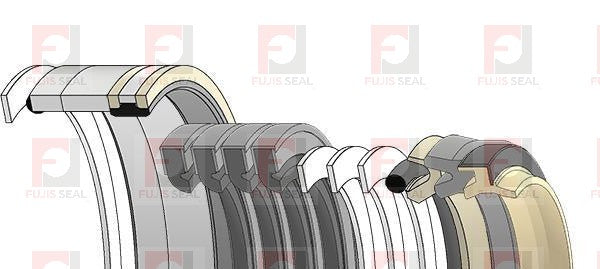 Komatsu Excavator, KOM-707-99-41300, Hydraulic Seal Kit, Rod 60.000 x Bore 120.000, Models PC95R-2