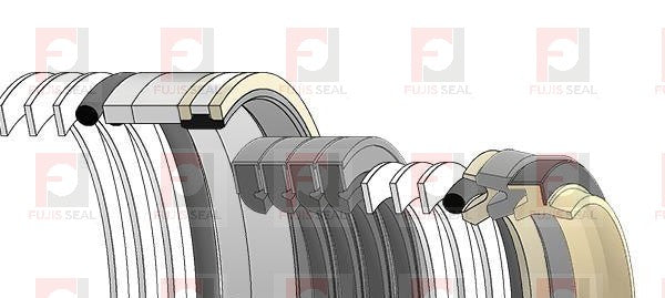 Komatsu Excavator, KOM-707-99-43300, Hydraulic Seal Kit, Rod 70.000 x Bore 120.000, Models PC95R-2