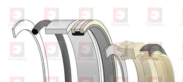 Komatsu Wheel Loader, KOM-707-99-43500 Hydraulic Seal Kit Rod 70.000 X Bore 130.000