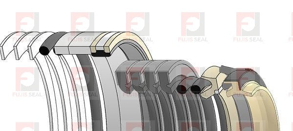 Komatsu Excavator, KOM-707-99-44200, Hydraulic Seal Kit, Rod 75.000 x Bore 115.000, Models PC100-5, PC100-6, PC100L-5, PC120-5, PC120-6, PC130-6