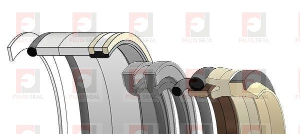 Komatsu Excavator, KOM-707-99-46210, Hydraulic Seal Kit, Rod 85.000 x Bore 120.000, Models PC200-3, PC200LC-3