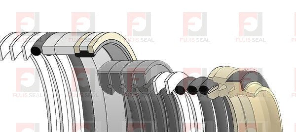Komatsu Excavator, KOM-707-99-46270, Hydraulic Seal Kit, Rod 85.000 x Bore 120.000, Models PC200-6, PC200-6S, PC200LC-6S, PC200LC-6, PC210-6