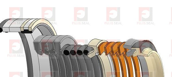 Komatsu Excavator, KOM-707-99-47080, Hydraulic Seal Kit, Rod 85.000 x Bore 120.000, Models PC170LC-10, PC170LC-11