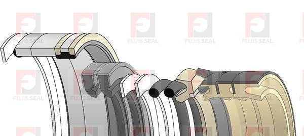 Komatsu Excavator, KOM-707-99-47130, Hydraulic Seal Kit, Rod 85.000 x Bore 125.000, Models PC210LC-8K, PC220LC-8