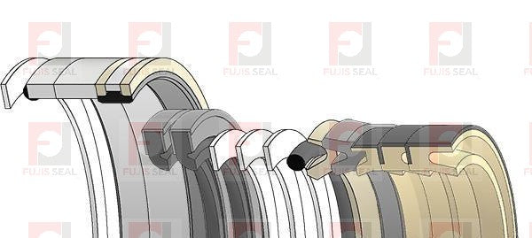 Komatsu Excavator, KOM-707-99-47570, Hydraulic Seal Kit, Rod 90.000 x Bore 130.000, Models PC220LC-7, PC220LC-7L, PC240LC-7K, PC240NLC-7K, PC270LL-7L, PC290LC-7K, PC290NLC-7K