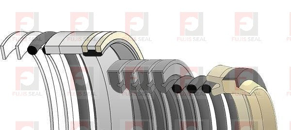 Komatsu Excavator, KOM-707-99-48610, Hydraulic Seal Kit, Rod 95.000 x Bore 130.000, Models PC200-3, PC200LC-3, PC220-3, PC220LC-3