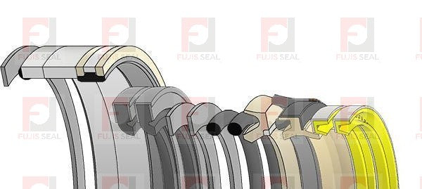Komatsu Excavator, KOM-707-99-48710, Hydraulic Seal Kit, Rod 90.000 x Bore 130.000, Models PC240LC-10