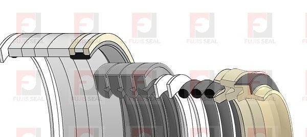 Komatsu Excavator, KOM-707-99-56300, Hydraulic Seal Kit, Rod 90.000 x Bore 140.000, Models PC650-5