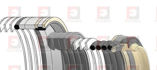 Komatsu Excavator, KOM-707-99-57270, Hydraulic Seal Kit, Rod 95.000 x Bore 135.000, Models PC200LC-6, PC228USLC-1, PC228USLC-2