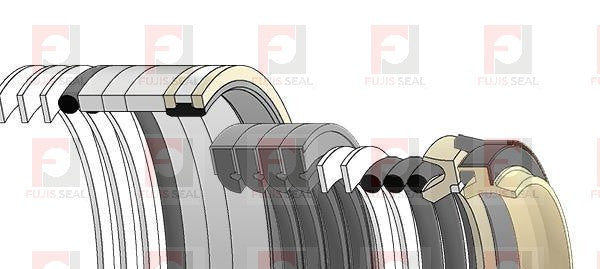 Komatsu Excavator, KOM-707-99-58030, Hydraulic Seal Kit, Rod 100.000 x Bore 140.000, Models PC300LC-7