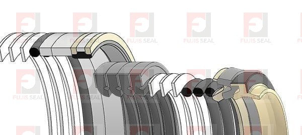 Komatsu Excavator, KOM-707-99-58050, Hydraulic Seal Kit, Rod 100.000 x Bore 140.000, Models PC240LC-7K, PC240NLC-7K, PC270LC-7L, PC270LL-7L, PC290LC-7K, PC290NLC-7K