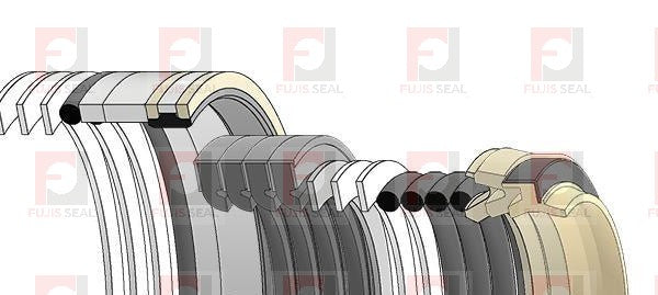 Komatsu Excavator, KOM-707-99-58350, Hydraulic Seal Kit, Rod 100.000 x Bore 140.000, Models PC220-6, PC220LC-6, PC220LC-6LE, PC230-6, PC250LC-6
