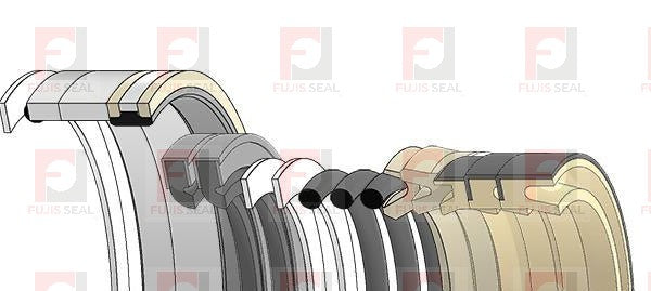 707-99-58370 NOK Seal Kit For PC300-6 Komatsu Excavator Bucket Cylinder - product detail 2
