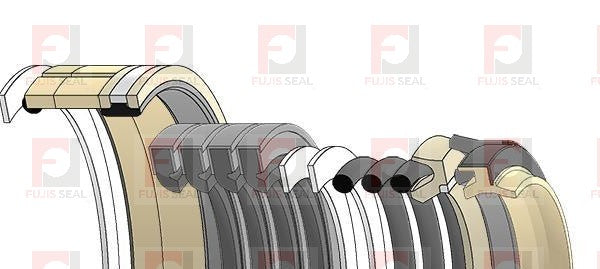 Komatsu Excavator, KOM-707-99-58390, Hydraulic Seal Kit, Rod 100.000 x Bore 140.000, Models PC228USLC-3