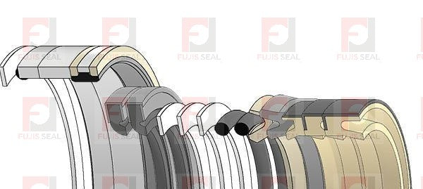 Komatsu Excavator, KOM-707-99-59020, Hydraulic Seal Kit, Rod 100.000 x Bore 140.000, Models PC220LC-8, PC270-8, PC270LC-8, PC290LL-11, PC308USLC-3E0-W1