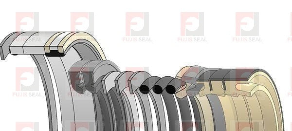 Komatsu Excavator, KOM-707-99-59150, Hydraulic Seal Kit, Rod 100.000 x Bore 140.000, Models PC360LC-10, PC390LC-10
