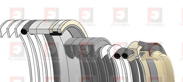 Komatsu Excavator, KOM-707-99-59330, Hydraulic Seal Kit, Rod 100.000 x Bore 140.000, Models PC270-8