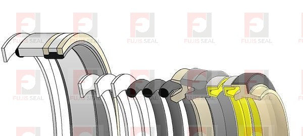Komatsu Wheel Loader, KOM-707-99-64080 Hydraulic Seal Kit Rod 90.000 X Bore 160.000