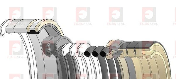 Komatsu Excavator, KOM-707-99-67310, Hydraulic Seal Kit, Rod 110.000 x Bore 160.000, Models PC400-6