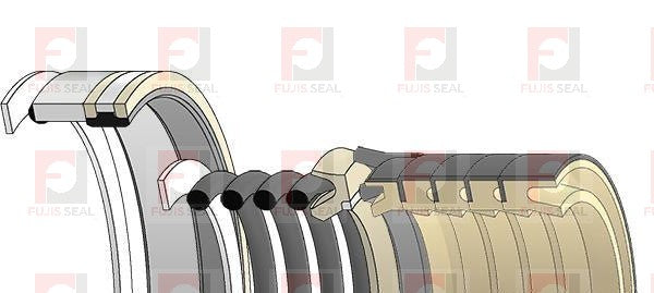 Komatsu Wheel Loader, KOM-707-99-67690 Hydraulic Seal Kit Rod 110.000 X Bore 180.000