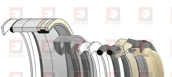 Komatsu Excavator, KOM-707-99-67830, Hydraulic Seal Kit, Rod 110.000 x Bore 160.000, Models PC600LC-6A, PC600LC-8
