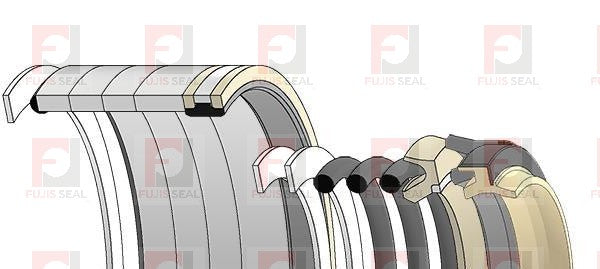 Komatsu Excavator, KOM-707-99-69670, Hydraulic Seal Kit, Rod 130.000 x Bore 185.000, Models PC1100-6, PC1250-7, PC1250-8