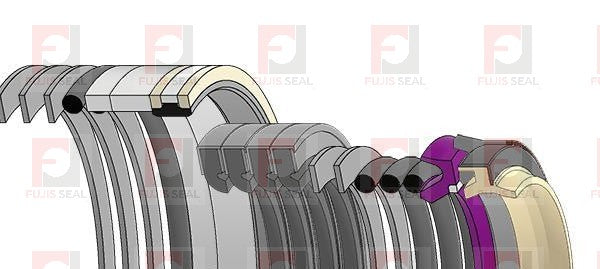 Komatsu Excavator, KOM-707-99-72060, Hydraulic Seal Kit, Rod 110.000 x Bore 160.000, Models PC490LC-10
