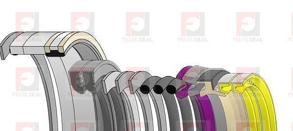 Komatsu Excavator, KOM-707-99-72070, Hydraulic Seal Kit, Rod 110.000 x Bore 160.000, Models PC490LC-10
